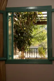 Dimitris Villa Hotel - Ausblick vom Zimmer