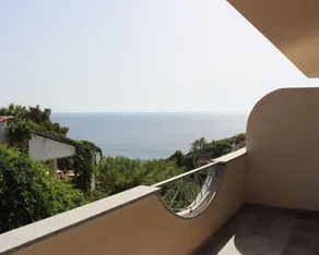 HOTEL MERCURIO SUL MARE - Fish restaurant and private beach - View from room