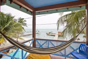 Sandbar Beachfront Hotel & Hostel Restaurant - View from room