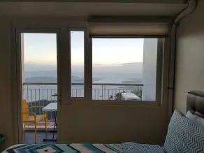 Blowing in the Wind - Lake View Apartments - Ausblick vom Zimmer