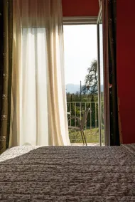Aigai Hotel - Ausblick vom Zimmer