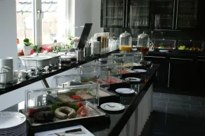 Hotel am Rosenplatz,24 Stunden Check in, Küche, kostenfreie Parkplätze - Restaurant