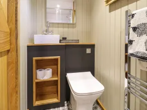Llethr - Shepherds Hut - Badeværelse