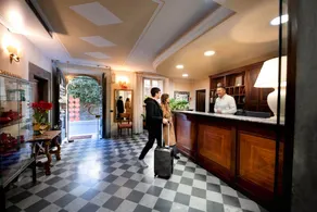 Park Hotel Regina - with air-condition and outdoor heated pool - Rezeption