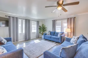 Bright Shelby Cottage w/ Deck & Creek Views! - Interior