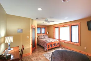 Lake View Champlain Home w/ Hot Tub & Sauna! - Interior