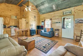 Cabin w/ Dock on Hubbard Creek Lake: Pets Welcome! - Interior