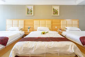 Sunny International Apartment From Beijing Road - Habitación