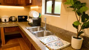 Lakeshore Villas at Club Balai Isabel - Coin cuisine privé