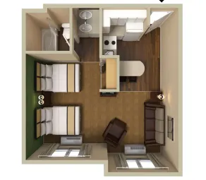 Extended Stay America Suites - Atlanta - Gwinnett Place - Chambre