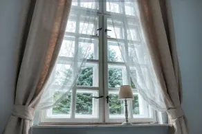 Dwór w Bychowie - Vue de la chambre