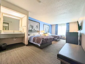 Super 8 by Wyndham Garland Rowlett East Dallas Area - Chambre
