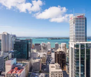 Avani Metropolis Auckland Residences - Ausblick vom Zimmer