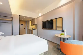 Poltton International Apartment - Guangzhou Knowledge City Wangcun Subway Station - Værelse