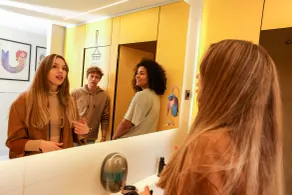 Petit Hostel Palacio Real - Badeværelse