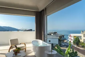 Miyue Shenzhen Blue and White Holy Island Cliff Pool Hotel - Chambre