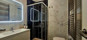  Il Magnifico Superior Rooms 400m from Tiburtina Railway Station and 290m from Metro - Badezimmer