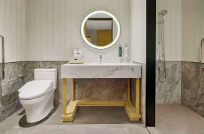Hilton Garden Inn Foshan Lishui-Free Shuttle Bus To Canton Fair - Bagno