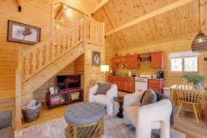 Log Cabin Near Dragon Trail at Hardy Dam! - Interni