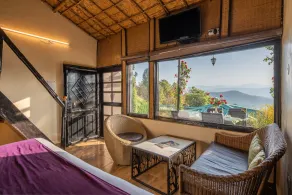 Resort Heritage Kausani - Ausblick vom Zimmer