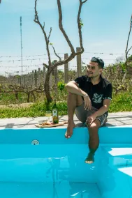 Glamping Toneles y Viñedos - Piscina