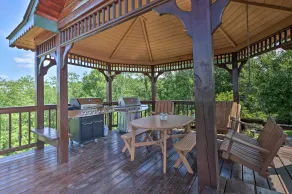 Mtn Views & Fire Pit: Rustic Piney Creek Cabin - Interiør