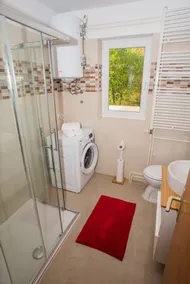 Wunderschönes Apartment mit Grill | Gartenblick - Badezimmer