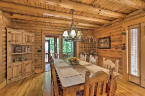 Purlear Luxury, Spacious Log Cabin w/ Mtn Views! - Innvendig