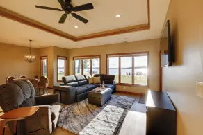 Silver Lake Escape w/ Dock & Lake View! - Interior