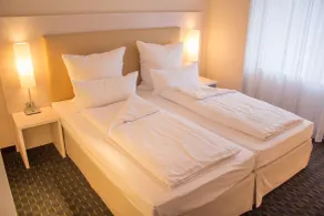 Spacieux appartement avec terrasse et jardin - Chambre