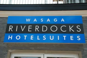 Wasaga Riverdocks Hotel Suites - Check-in/check-out kiosk