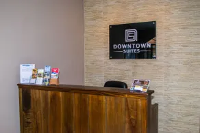 Downtown Suites - Check-in/check-out kiosk