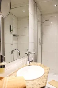 Hotel Goldenes Fass in Rothenburg ob der Tauber - Salle de bain