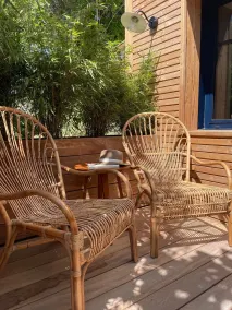 Le Homard Bleu - Vue de la chambre