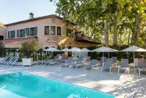 Hôtel et Restaurant La Bastide Bourrelly - Mathias Dandine - Piscine