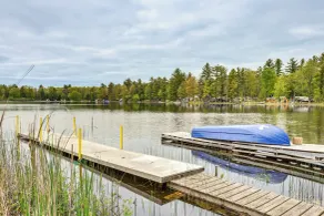 Lakefront Group Getaway w/ Dock in Baldwin! - Innenbereich