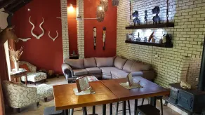 Lions Guesthouse - Sitzecke in der Lobby