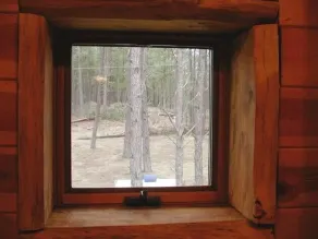 Trails End Lodge - Ausblick vom Zimmer