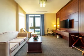 Becamex Hotel New City - Ausblick vom Zimmer