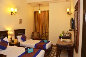 Hotel Rajputana Haveli - Near Jal Mahal - Jaipur - Vista do quarto