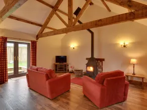 Woodpecker Cottage - Stue