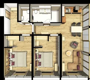 Maximilian Appartements - Room