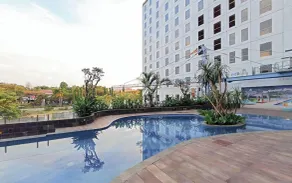 Practical Studio At Tamansari Skylounge Makassar Apartment - Pool