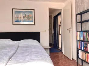 Linda casa de estilo sueco em um gracht holandês típico. Perto do Parque Nacional - Quarto