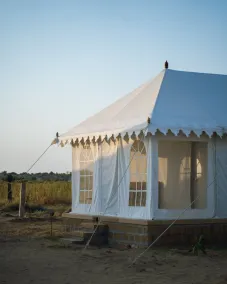 Nomads heaven desert camp jaisalmer - Ausblick vom Zimmer