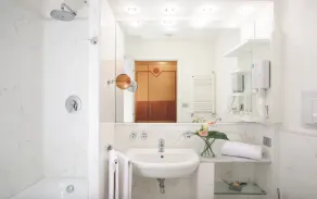 Long Stay Comfort Apartment With Backyard Rome Area Residence - Badezimmer