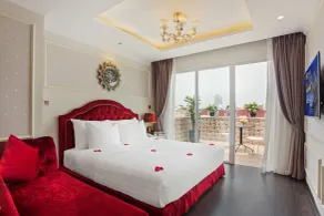 Luxury Old Quarter Hotel & Gym - Vista do quarto
