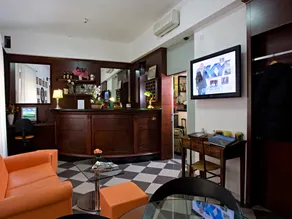 Albergo La Marina B&B - Siddeområde i lobbyen