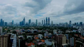 Classy 2BR Apartment at Menteng Park with City View By Travelio - Udsigt fra værelset