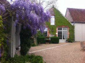 Le Manoir de Maucartier - Vue de la chambre